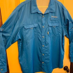 Men’s Field & Stream L/S Poly Fishing Shirt XL
